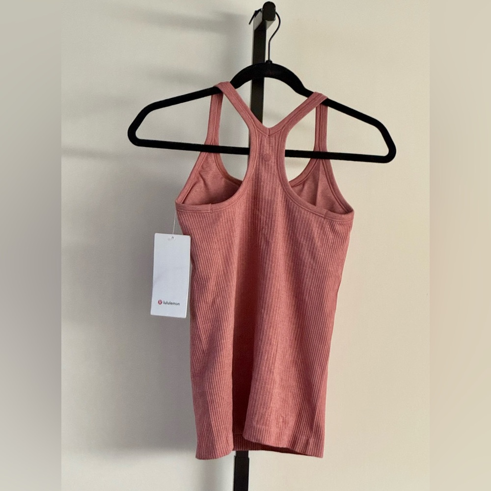 NWT Lululemon Ebb to Street Tank Briar Rose - Picture 3 of 5